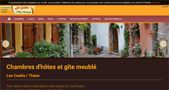 Desktop Screenshot of chambres-dhotes-lescoukis.com